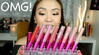 VICE COSMETICS NEW SHADES Try On NKKLK [upl. by Aerdnek427]