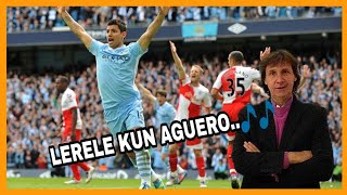 GOL DEL KUN AGUERO MANCHESTER CITY CAMPEON 2012 RELATOR ARGENTINO  HD [upl. by Ellivnarg]