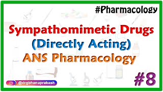 1Cholinergic Pharmacology Directly Acting Cholinomimetics ANS Pharmacology [upl. by Ettevad]