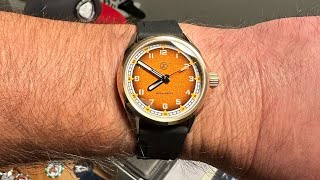 Unboxing and overview Zelos Swordfish Field 38mm Bronze Burnt Orange [upl. by Dorcas]