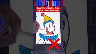 Never Draw Kaufmo THIS Way 😡 Digital Circus art shorts digitalcircus [upl. by Asta]