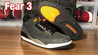 Air Jordan 3 Fear Review [upl. by Nyltiak713]