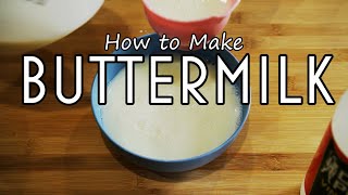 How To Make Buttermilk Substitute At Home [upl. by Hotchkiss]