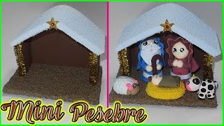 ❄🎁 Tutorial Mini Pesebre de Navidad 2022  Christmas Manger 🎁❄ [upl. by Carlie138]