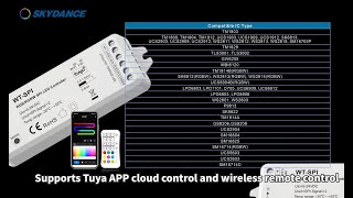 NEW SKYDANCE WiFi amp RF Pixel LED Controller WTSPI [upl. by Albarran]