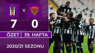 ÖZET Beşiktaş 70 A Hatayspor  39 Hafta  202021 [upl. by Attenyw]