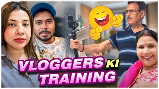 VLOGGERS KI TRAINING SHURU❤️ [upl. by Yentruoc]