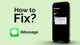 How To Fix iMessage Not Working On iPhone [upl. by Gibe]