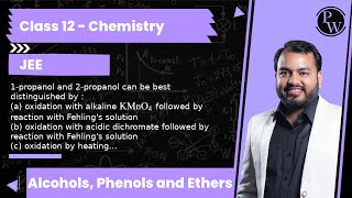 1propanol and 2propanol can be best distinguished by  a oxidation with alkaline KMnO4 follo [upl. by Ribaj463]