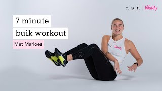 Buikspieren trainen 7 minute workout  Russian twist leg raises en plank dips 🥵  ab workout [upl. by Enyleve]