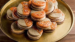 Pumpkin Spice Moon Pies  Foodcom [upl. by Anilas]