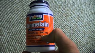 Now Foods Bromelain Review [upl. by Terb125]