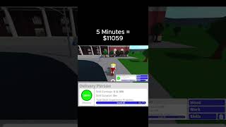 Delivery Person VS Fast Food Worker in Bloxburg  Roblox [upl. by Yaras]