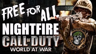 Nightfire Call of Duty World at War dlc Gameplay COD WaW New Nightfire Multiplayer Map Pack 1 [upl. by Guenevere]