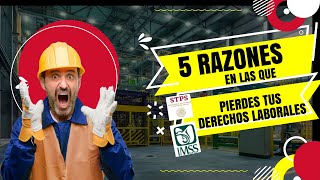 Derechos laborales ⛑️  riesgos de trabajo IMSS STPS ST7 [upl. by Ylesara61]