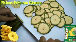 MONEDITAS DE PLÁTANO CON CÁSCARA  DELICIOSAS Y CROCANTES [upl. by Anada]