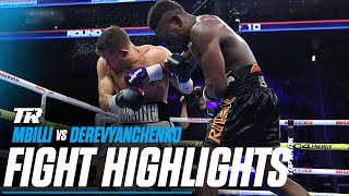 Christian Mbilli Shines Against Sergiy Derevyanchenko At Home  FIGHT HIGHLIGHTS [upl. by Wilburt]