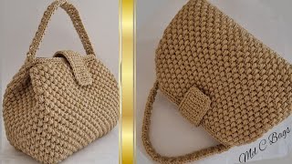 quotDEVAquot Bag Punto Canestro Doppio  VIDEO TUTORIAL di MelCbags [upl. by Minoru]