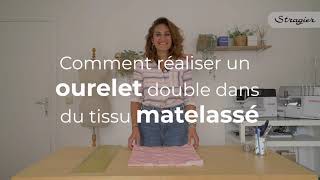 quotComment réaliser un ourlet double parfait sur du matelassé  Tutoriel Haute Performancequot [upl. by Flowers]