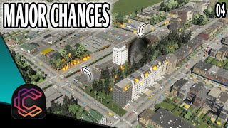 Making Major Changes amp Watching Everything Burn in Cities Skylines 2  HC 4 [upl. by Yllop]