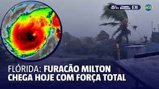 Furacão Milton deve atingir a Flórida com força total nesta quarta [upl. by Novyar295]