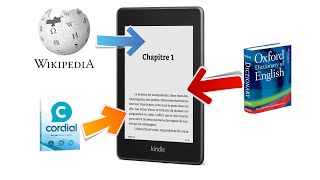 Dictionnaire Kindle  utilisation traduction Wikipedia etc [upl. by Ardyth]