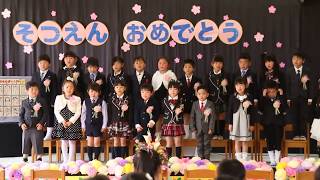 hoikuen graduation 2018 japan [upl. by Arolf975]