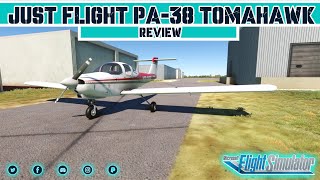 FLIGHT SIMULATOR  REVIEW  JUST FLIGHT PIPER PA38 TOMAHAWK [upl. by Artemisia]