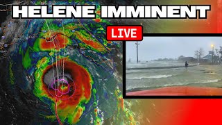 LIVE GROUND ZERO CAT 4 HURRICANE HELENE Intercept [upl. by Nodroj568]