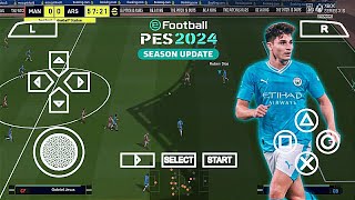 eFootball PES 2024 PPSSPP Download Mediafıre [upl. by Emmott]