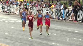 2015 ITU World Triathlon Chicago  Elite Mens Highlights [upl. by Yajiv981]