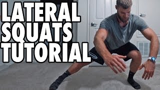 How to Perform Lateral Squats  Bodyweight Exercise Tutorial [upl. by Jezrdna]