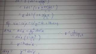 COCEPT OF ACCELERATION IN LORENTZ TRANSFORMATION [upl. by Esela]