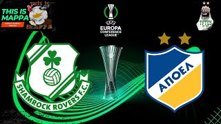 THIS IS MAPPA  SHAMROCK ROVERS VS APOEL PREVIEW  UEFA CONFERENCE LEAGUE [upl. by Adyela]