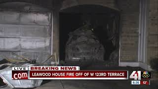 Family escapes house fire in Leawood [upl. by Lleuqar]