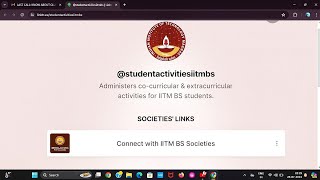 How to join Societies amp Clubs at IIT Madras BS Degree  iitmadrasbs [upl. by Lleihsad]