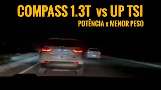 UP TSI vs COMPASS 13T  RETOMADA DE VELOCIDADE [upl. by Lamori]