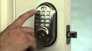 Yale Real Living Push Button Deadbolt Programming  Silent Mode Setting 18 [upl. by Niroht]