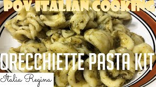 Orecchiette Pasta Kit with Broccoli Rabe Sauce POV Italian Cooking Special Episode [upl. by Addie]