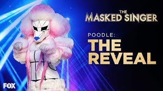 The Poodle Is Revealed  Season 1 Ep 4  THE MASKED SINGER [upl. by Esikram]