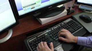 Watch QWERTY vs DVORAK Keyboard Typing Test Demonstration BacktoBack [upl. by Arrio]