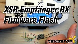 FrSky XSR Empfänger RX Receiver Firmware Flash Deutsch [upl. by Hiltner153]