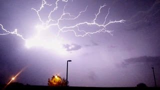 🎧 Incredible Lightning Storm in Lakewood CO  July 12 2011 [upl. by Jotham]