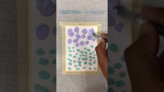 Blending Light Blue amp Lavender🎨 Simple blending tutorial art diy shorts painting arttutorial [upl. by Akihsal320]