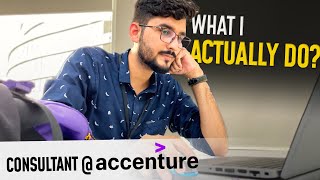 What do I do as a Consultant Accenture  Completed 6 Months as Associate Management Consultant ✅ [upl. by Aerdma]