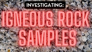 Awesome Igneous Rock Samples [upl. by Eizus]