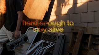 Arden Jones  hard enough to stay alive Lyric Video [upl. by Ethbun]