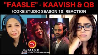 FAASLE Kaavish amp Quratulain Balouch REACTION  Coke Studio Season 10 [upl. by Castorina]