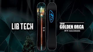 GOLDEN ORCA  20242025 LIB TECH SNOWBOARD [upl. by Anestassia954]