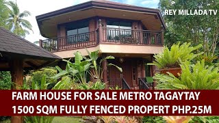 Sneak Peek ● Farm House For Sale 1091 ● Metro Tagaytay Farn House Fully Furnished Best Buy [upl. by Nulubez]